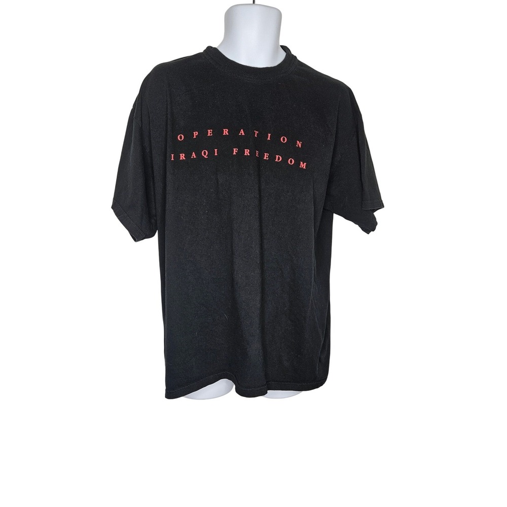 Operation‎ Iraqi Freedom T-Shirt Military Graphic Tee XL